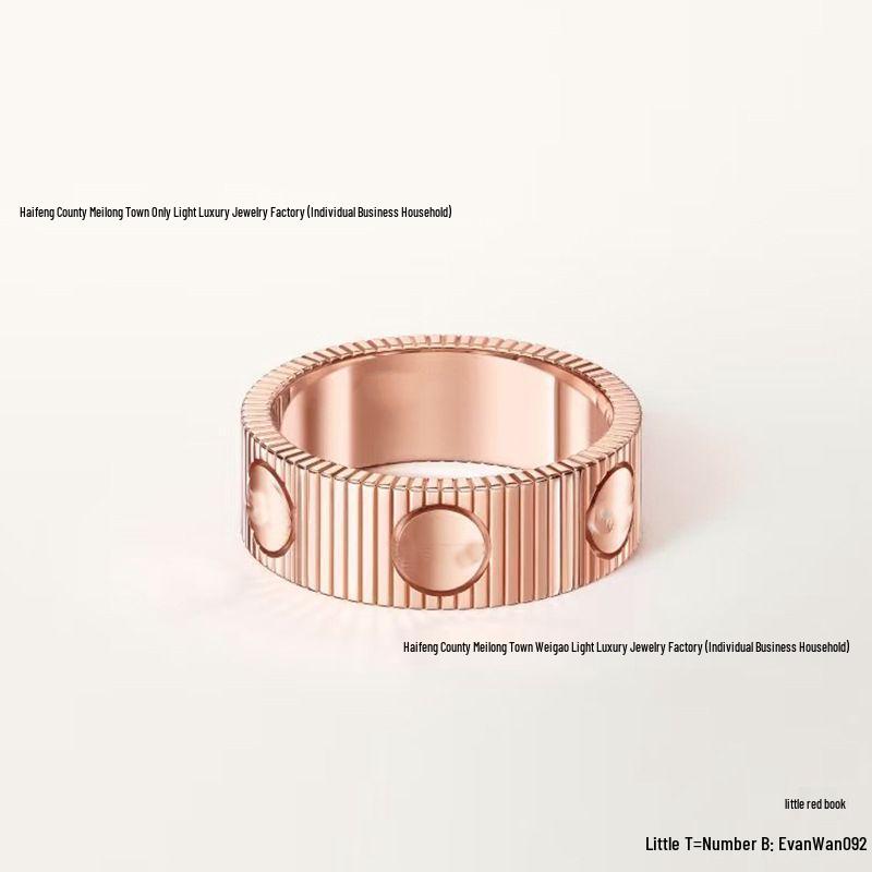 Inele Kaga Love Eternal CNC: Design Modern cu Caneluri pentru Șuruburi pentru Cupluri