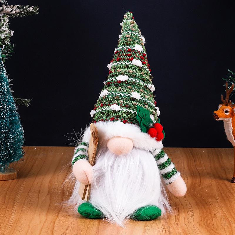 Christmas Decorations: Glowing Rudolph, Santa, and Faceless Doll Ornaments – Perfect Small Holiday Gifts