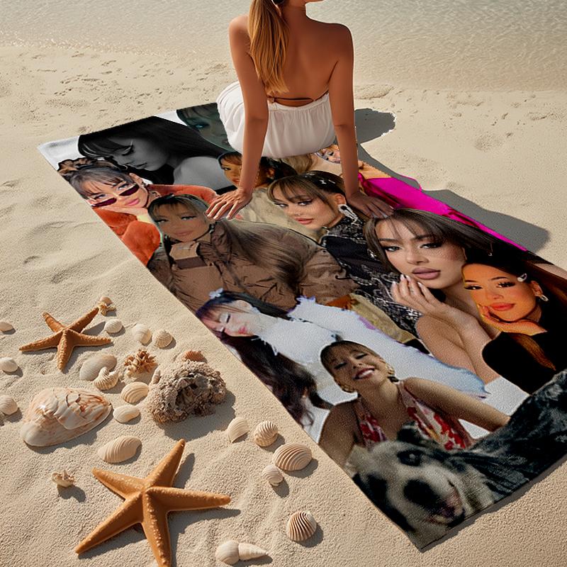 Music Pop Ayliva Fashion Beach Towel, Super Soft Microfiber, Gift for Her/Him, Birthday, for Pool, Beach, Travel, Home Decor Fan Gifts