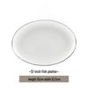 Jingdezhen Ceramic Round Lolita Fish Plate