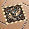Antique Brass Square Floor Drain with Strainer Bathroom Washroom Drainage & Clean Accessories