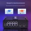 Zhongke Optoelectronics Industrial 10-Gigabit Fiber Optic Network Switch