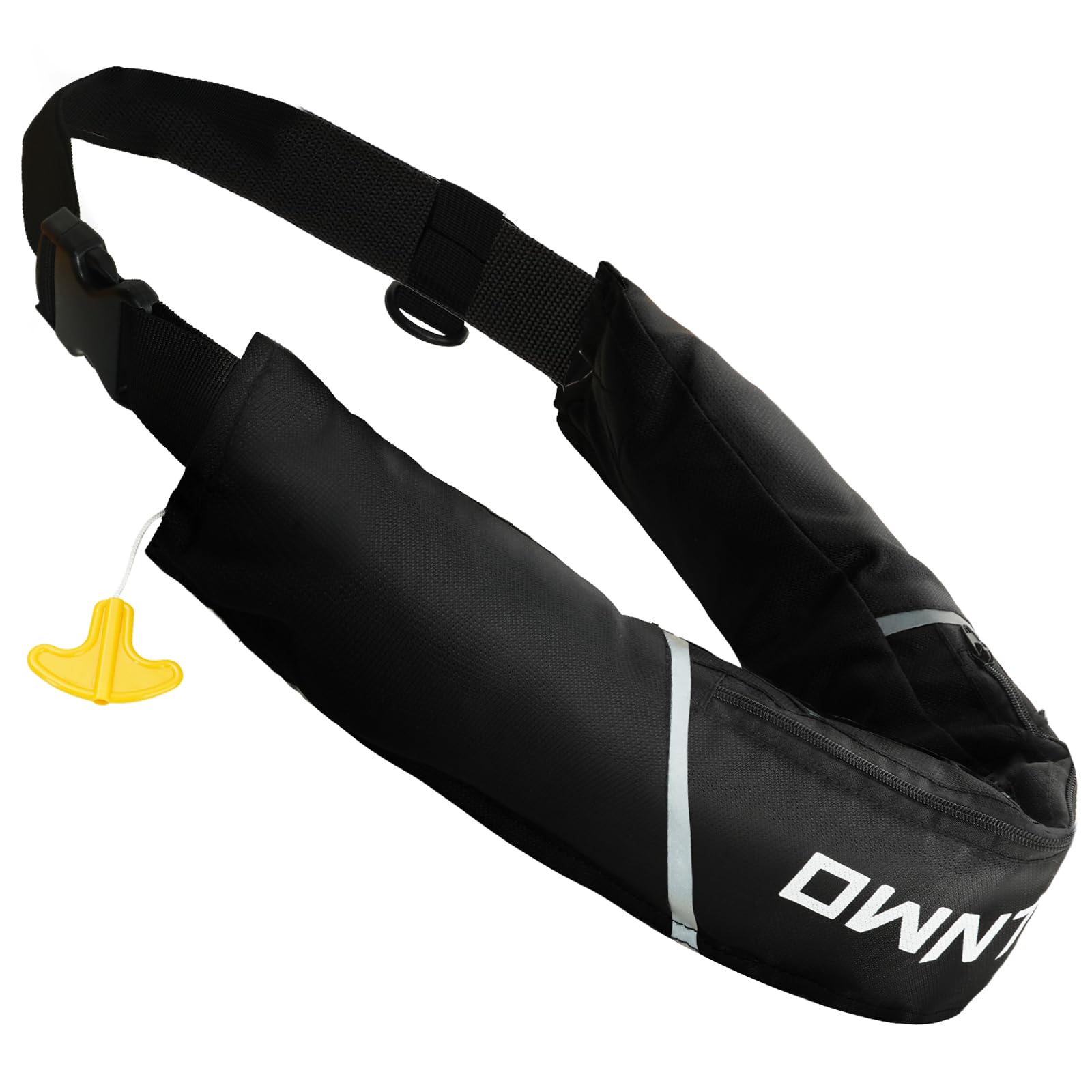 

Owntop Waist Life Jacket, Manual Inflation, with Cylinder Kit, Adjustable Size, Compact, Lightweight, Durable, Waterproof, for Adults, Suitable for Sa
