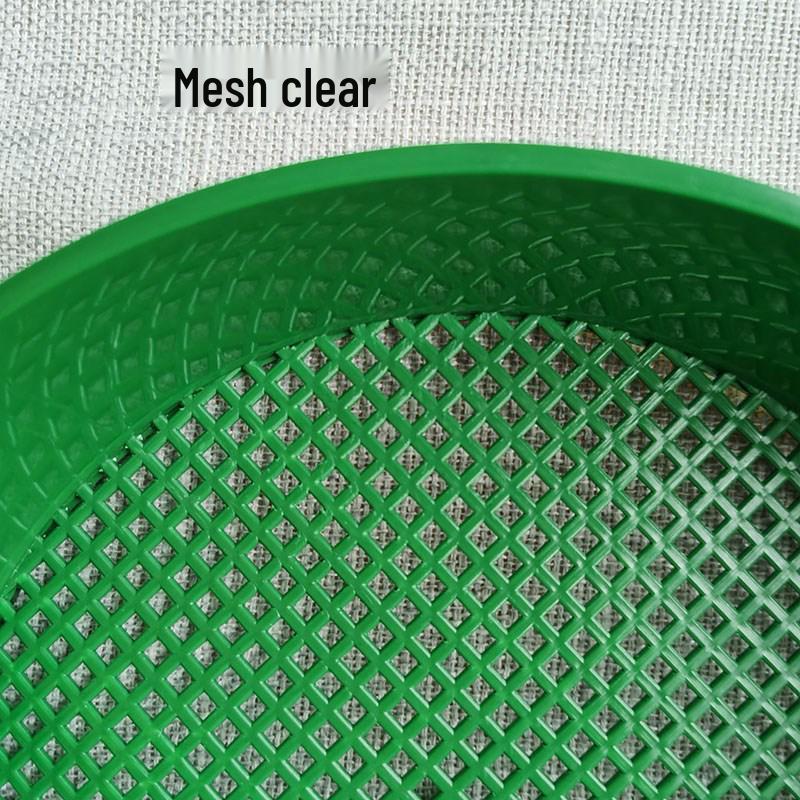 Medium Plastic Soil and Pebble Sieve for Gardening