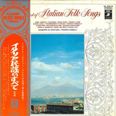 LP Record STEFANO CORELLI - The Best Of Italian Folk Songs AA9991B ANGEL Japan Obi Classical Used