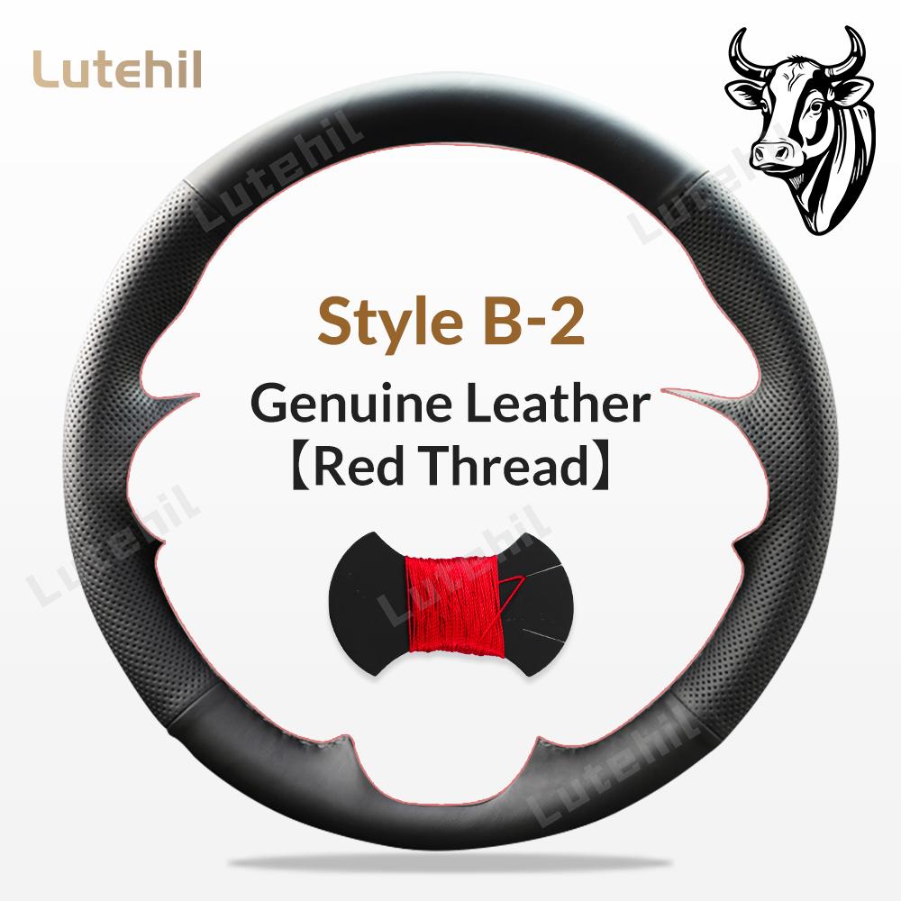 For Mitsubishi Pajero 2004-2010 Car Steering Wheel Braid Cover Hand Sewing Stylish Fashion Artificial Leather Suede