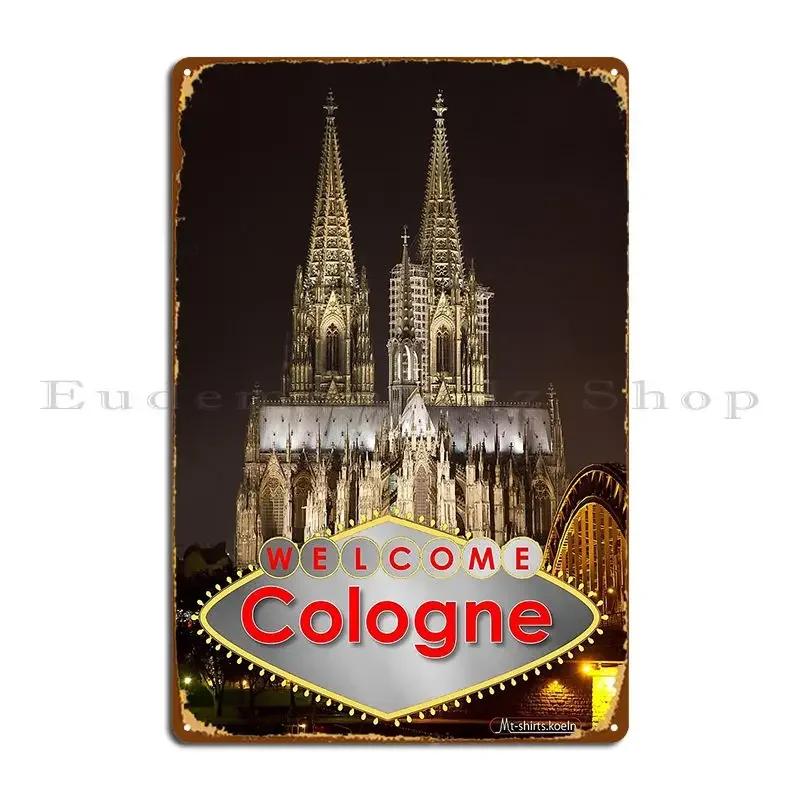 Cologne Cathedral Is Simply Beautiful Metal Plaque Mural Customize Cinema Wall Cave Garage Tin Sign Poster 20x30cm(7.8x11.8inch)