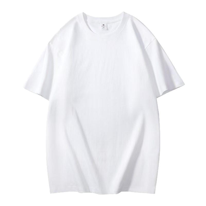 European Style Loose Heavyweight Pure Cotton T-Shirt 2025 Fashion Trend