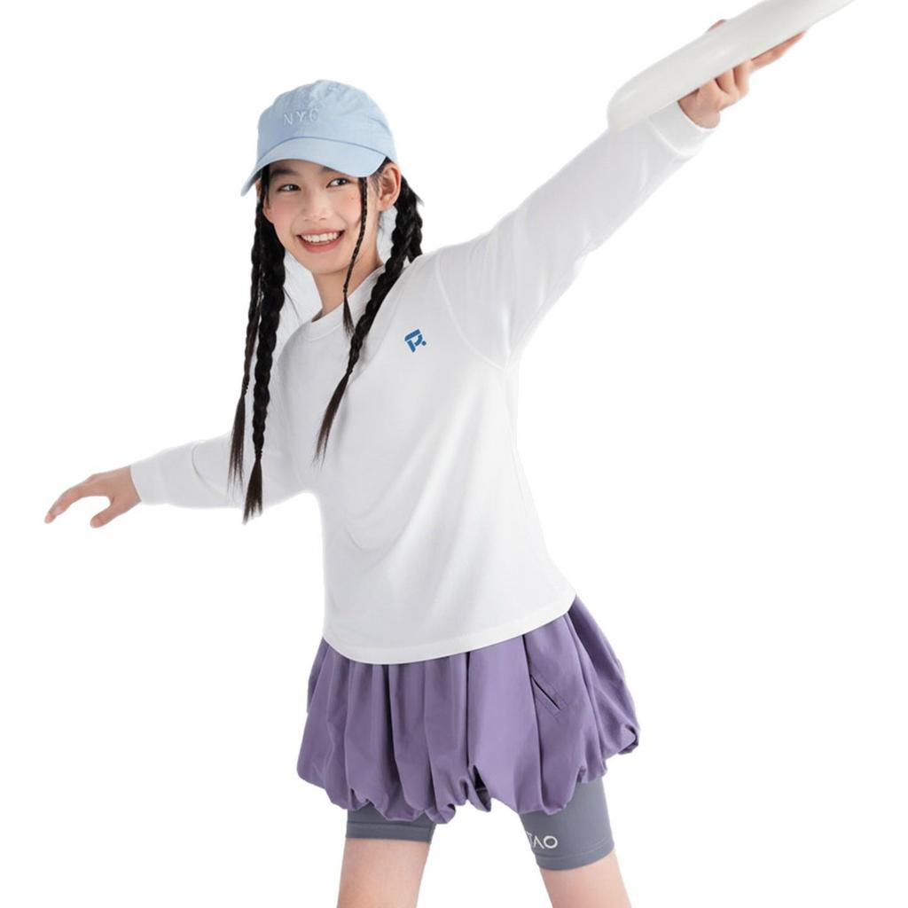 Tao Town Girls' Long-Sleeve Fashionable Loose Top - Versatile Spring/Autumn 2025