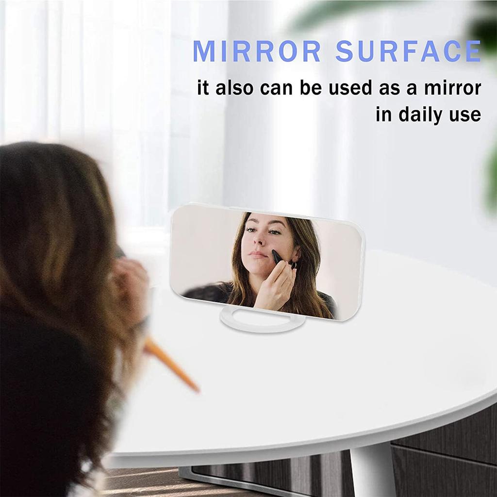 LED Multifunctional Mirror Desktop Automatic Photosensitive Electronic Clock