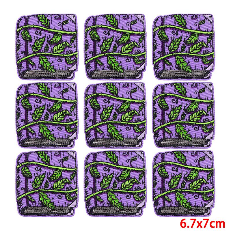 10 Pcs/lot Wholesale Embroidery Patch Iron On Patches For Clothing Patches On Clothes Jackets Decor Applique Sew Supplies
