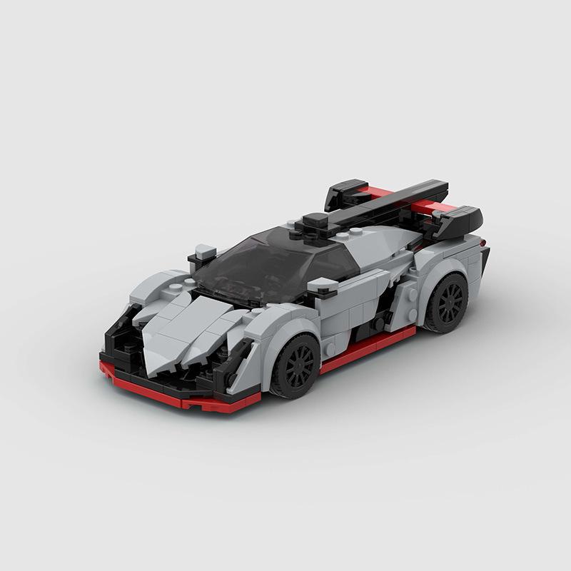 Technical Speed Car MOC City Racing Car Rally Building Blocks Bricks Set Retro Ornament Diy Toys For  Kid Adults Birthday Gifts