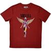 100% Cotton TOPS UNISEX TEES MENS WOMENS Nirvana In Utero Official Tee T-Shirt RED