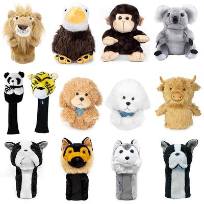 Couvre-bois de club de golf en peluche
