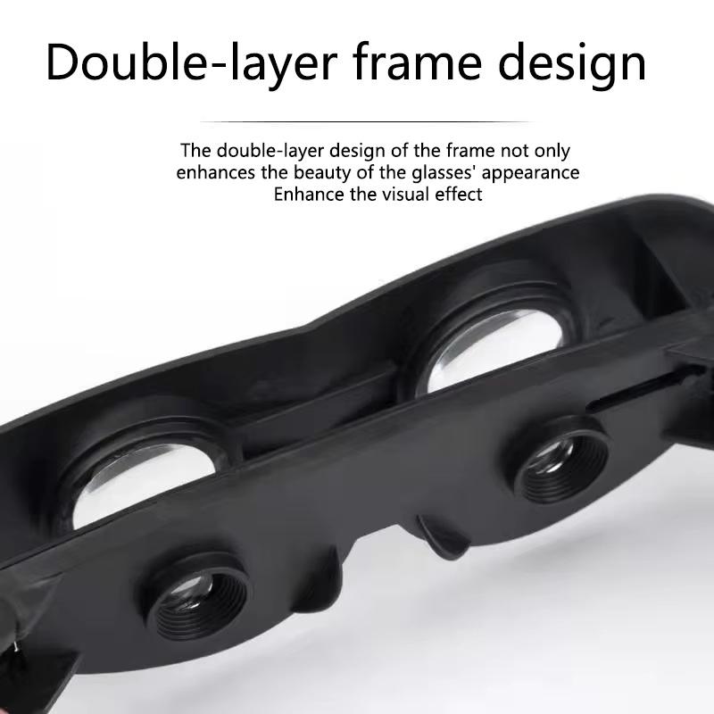 Professional Adjustable Focus Hands Free Fishing Binoculars Magnifier Glasses HD for Angling Bird Watching Outdoor Recreation