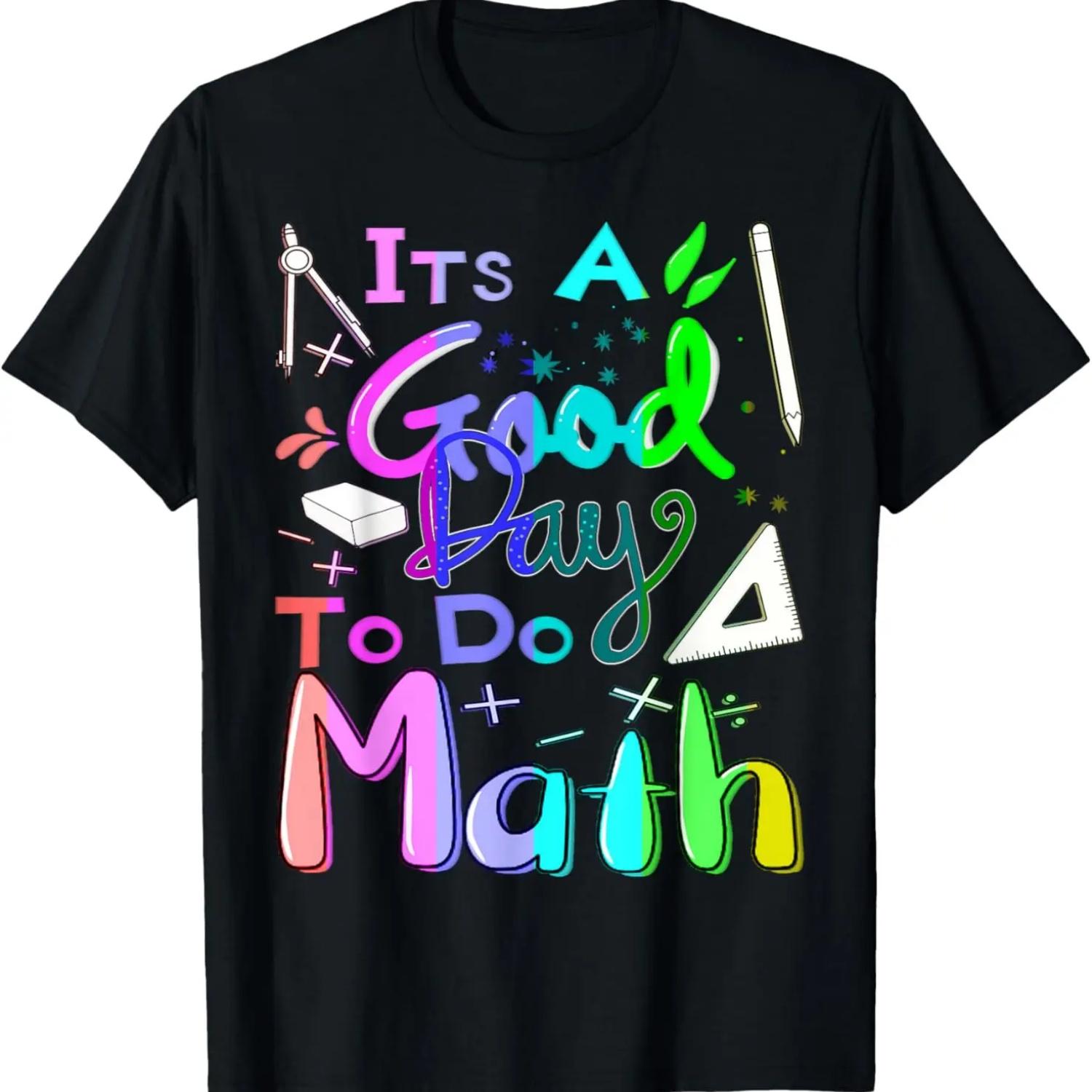 

Снова в школу. Это хороший день, чтобы заниматься математикой. Учителя. Женщины. Дети. Футболка. XXXXXL чёрный