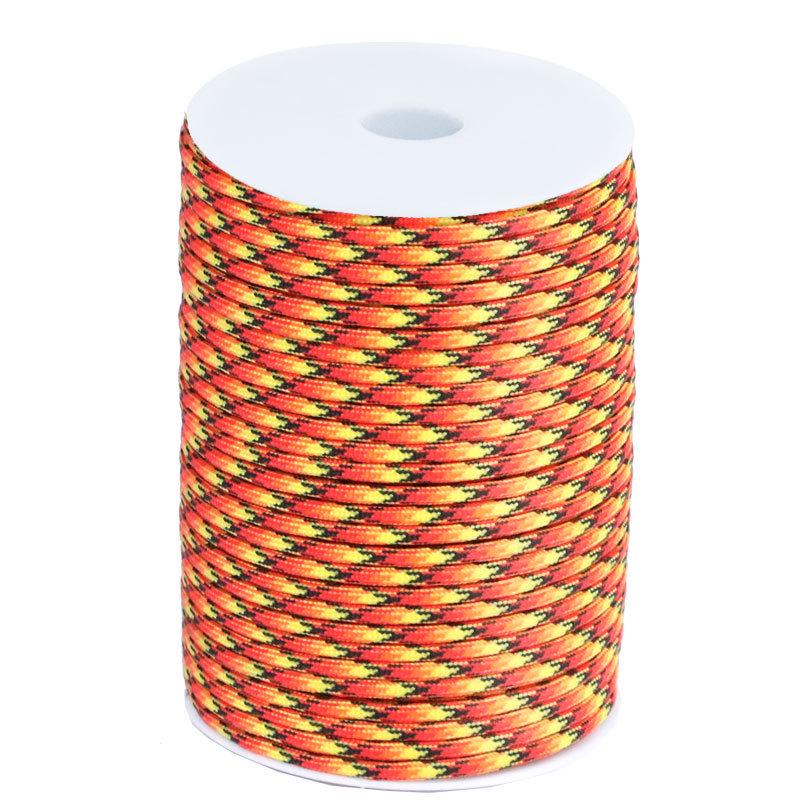 Paracord Exterior 100m 7 Miezuri 4mm: Ideal pentru Pasionații Militari și Brățări de Supraviețuire