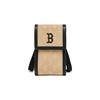 Boston Red Sox Classic Letter Print Nylon Shoulder Crossbody Phone Bag Unisex Bags Brown 7ACRM033N-43GOS
