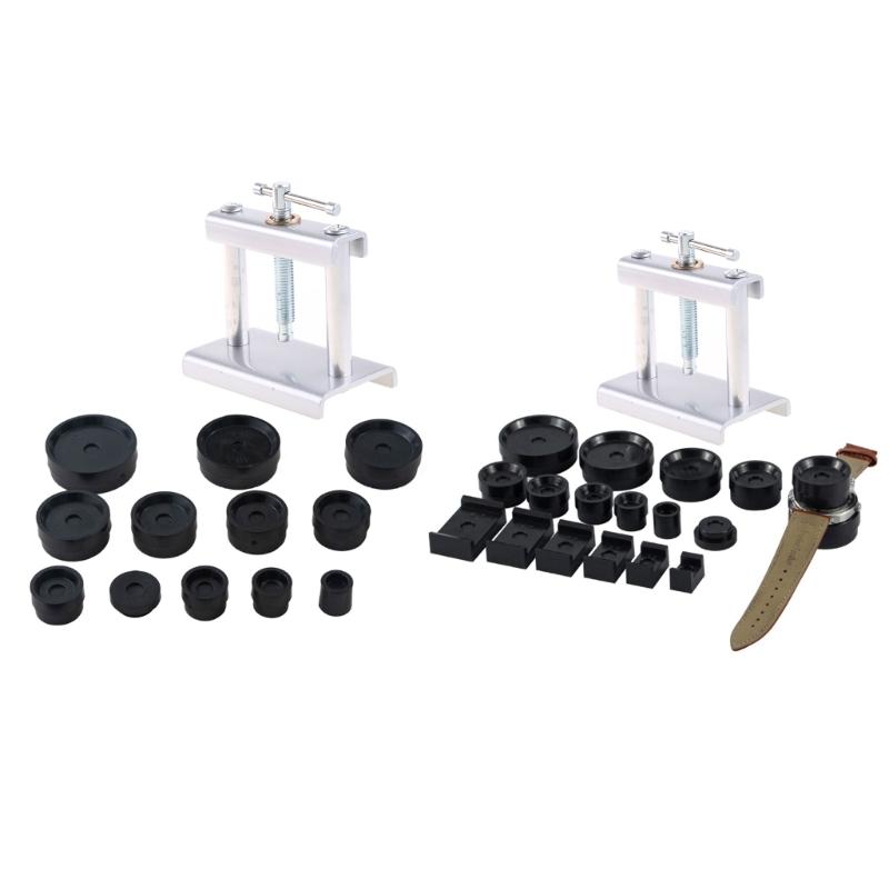 Watch for Case Press Set with 12/18 Fitting Dies Watch Press Dies Back for Case Closer Machine Press Die Kit for Watch R