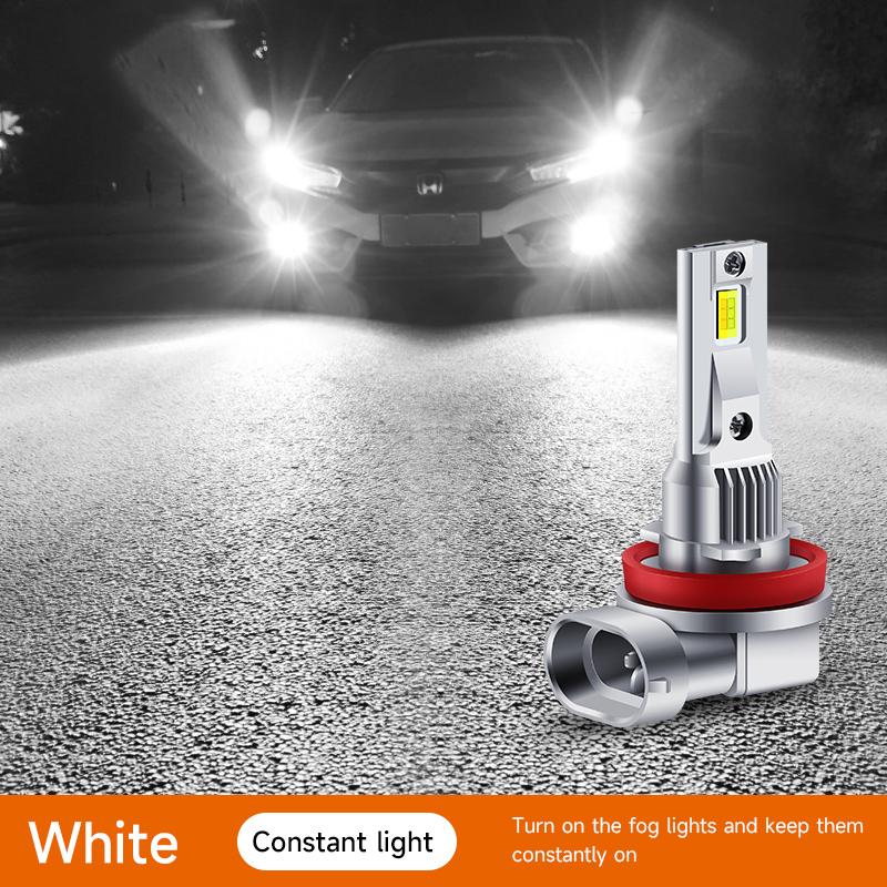 

2 шт. Автомобильные светодиодные противотуманные фары H11 H8 H9 H7 9006 HB4 9005 HB3 противотуманные фары 7200LM фары для автоматического вождения ходовые огни 12 В 24 В H8 H9 H11 белый