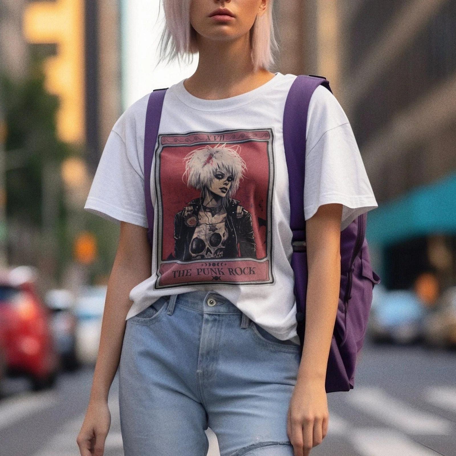 The Punk Rock Tarot Card Shirt M