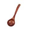 Heat-Resistant Soup Serving Ladle Anti-scald Handle Wood Cooking Utensils Soup Spoon Kitchen Tool