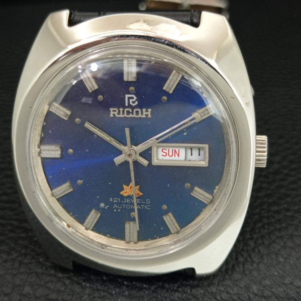 VINTAGE RICOH R31 AUTOMATIC JAPAN MENS ORIGINAL DIAL WATCH a708018-1