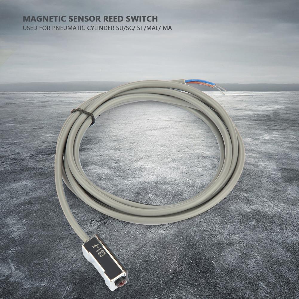 CS1 F Magnetic Air Pneumatic Cylinder Magnetic Reed Switch Sensor DC AC 5V  240V