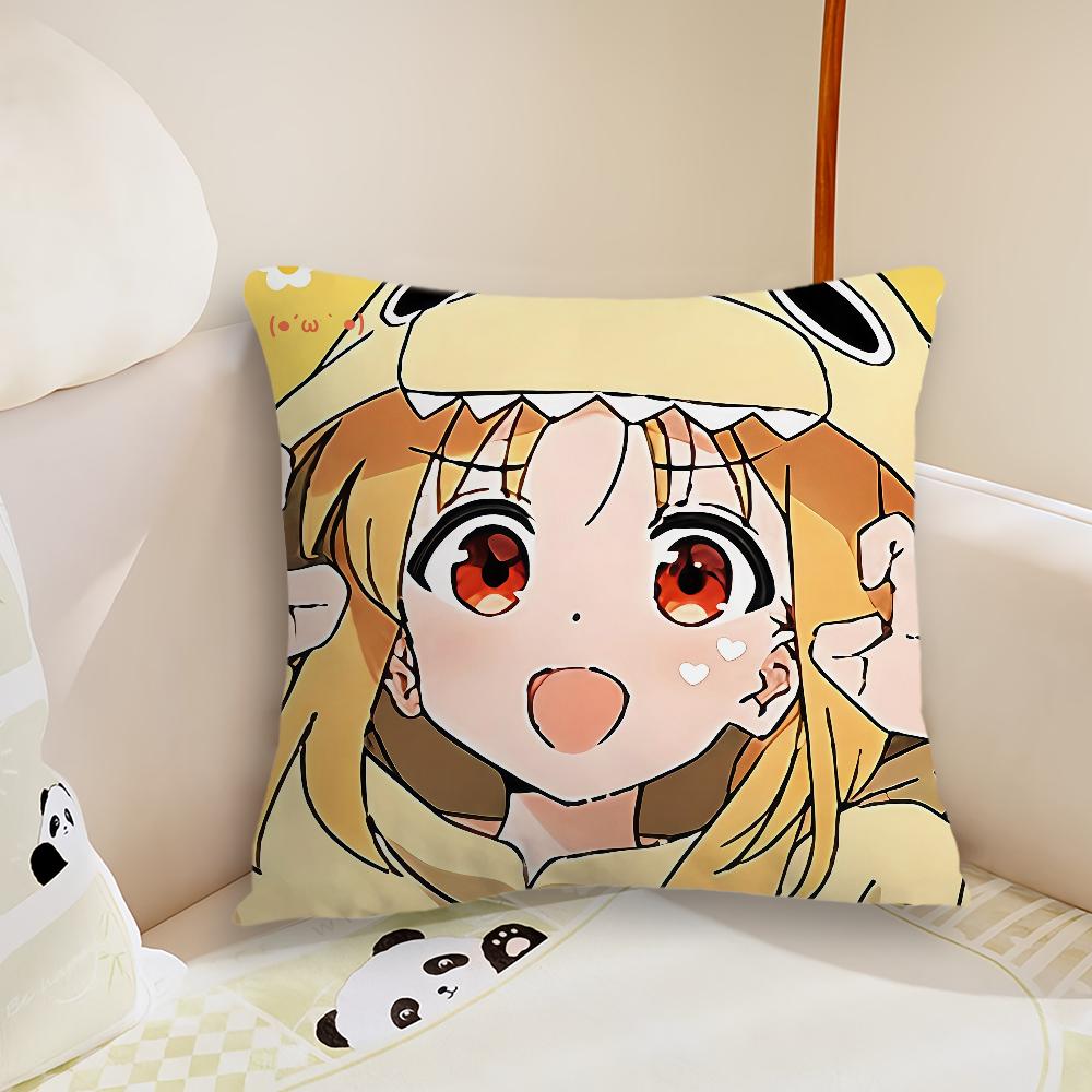 Comic BBocchi The Rock cushion cover Pillow Case Plush Fabric Soft Double Sided Print Sofa Cushion Cover Throw Pillow Covers