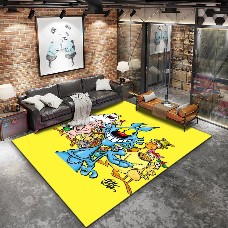 Lupo Alberto Carpet Rug for Living Room Bedroom Home Sofa Decoration,Kids play Nonslip Floor Mat