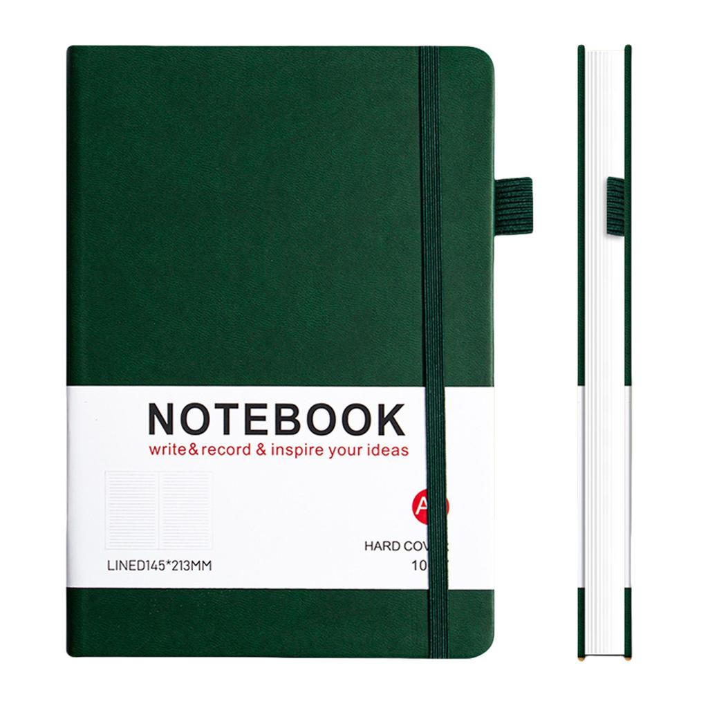 Solid Color Strap Notebook Elastic Band Notebook Leather Diary Notebook