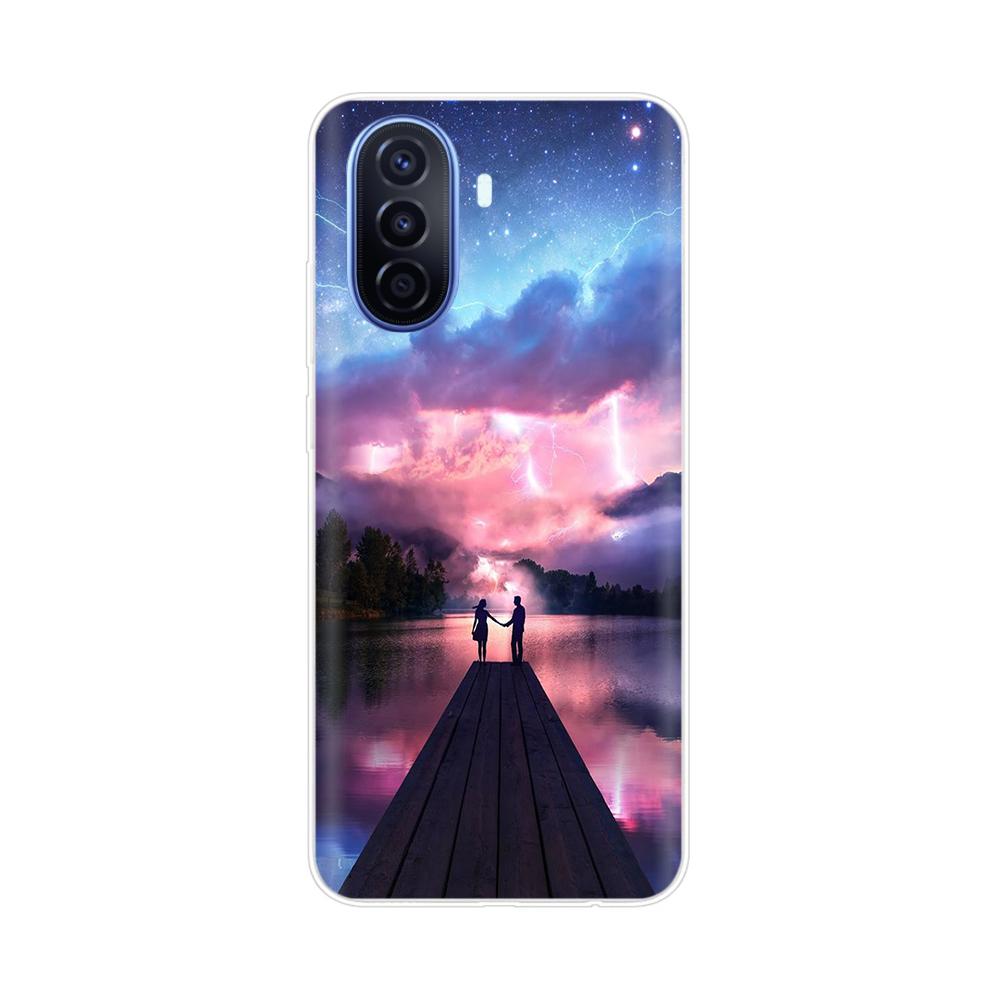 New Fashion Flower Cover For Huawei Nova Y70 Plus Case Soft Slim Phone Cases For Huawei Nova Y70 Y 70 NovaY70 Back Cover Bumper