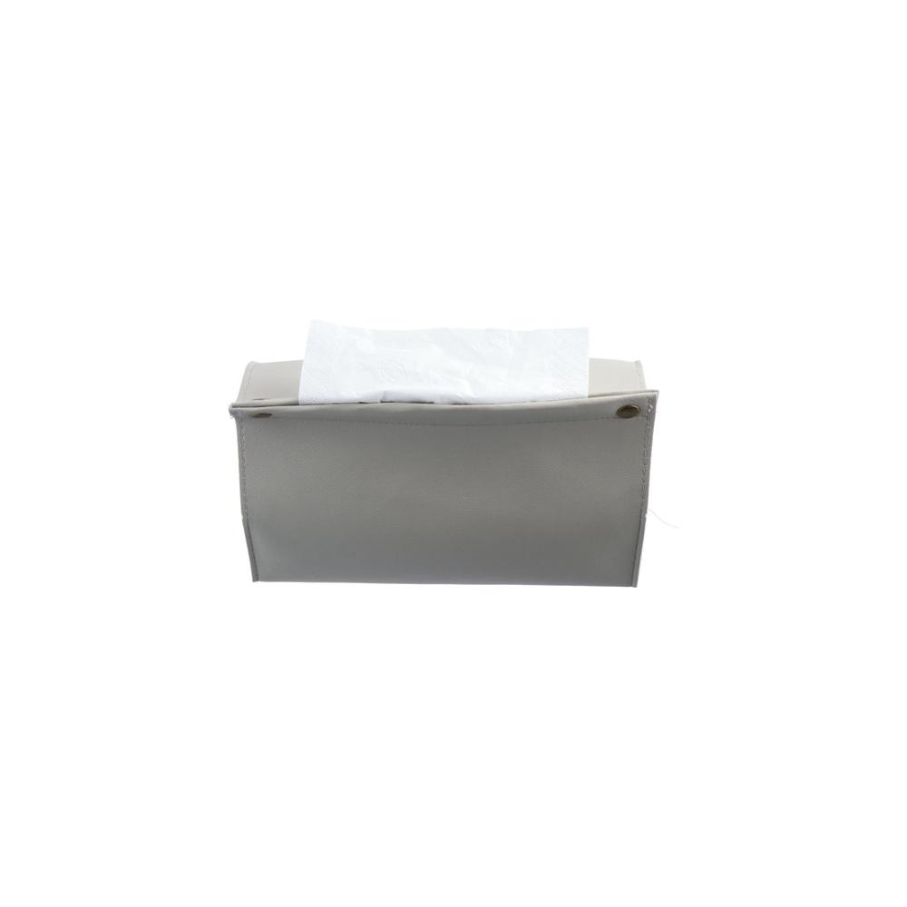Desktop Bathroom PU Leather Paper Towel Dispenser Napkin Box Wipes Storage Case Tissue Holder