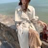 Trench Women All-match Spring Fashion Leisure Elegant Temperament Work Wear Aesthetic Retro Chic Tunic Outwear Popular