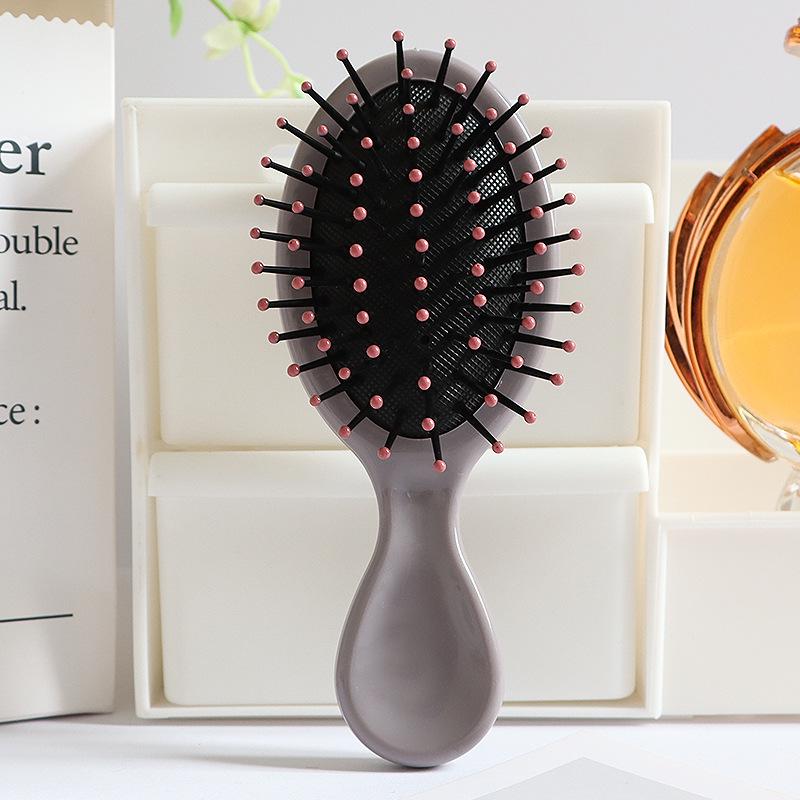 Korean Cute Air Cushion Mini Comb for Women & Girls - Travel Portable Massage Brush