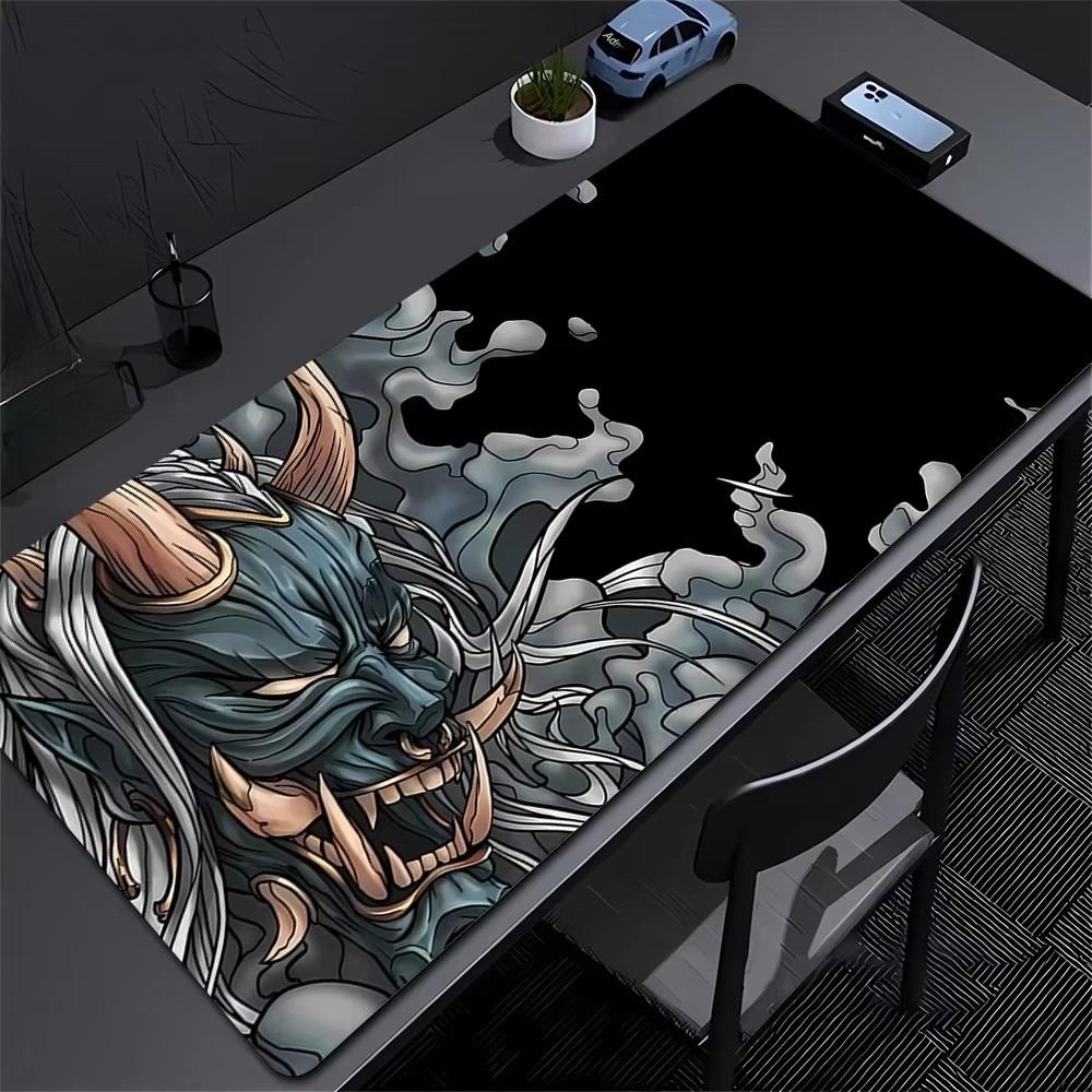 Traditional Dragon Wave Desk Mat Waterproof Nonslip Extended Mouse Pad