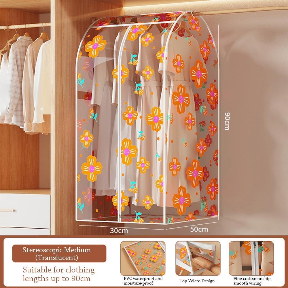 

Водонепроницаемый чехол для одежды, пылезащитный, большой вместимости, органайзер для подвешивания одежды, чехлы для пальто, костюма, платья Style 3