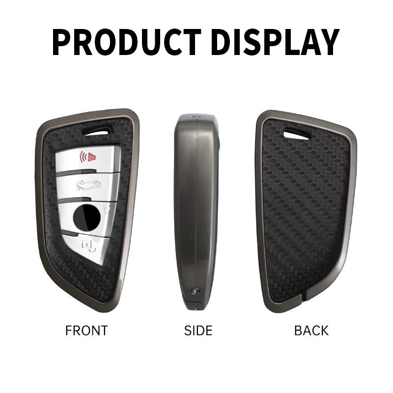 Zinc Alloy Car Key Case Cover Shell Fob For Bmw I7 X7 G07 Lci Ix I20 X1 U11 7 Series G70 G09 Xm U06 G81 M3 Remote Protector