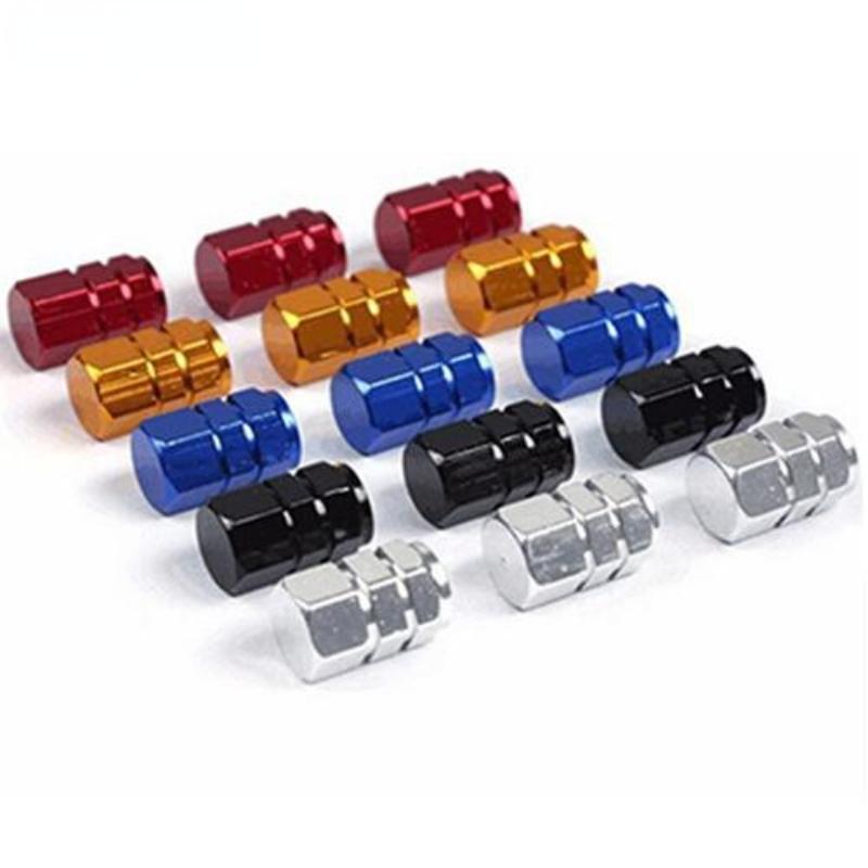 4PCS Aluminum Tire Wheel Rims Stem Air Valve Caps Tyre Cover Car Truck Bike Blue 4PCS Aluminum Tire Wheel Rims Stem Air Valve Caps Tyre Cover Car Truck Bike Blue