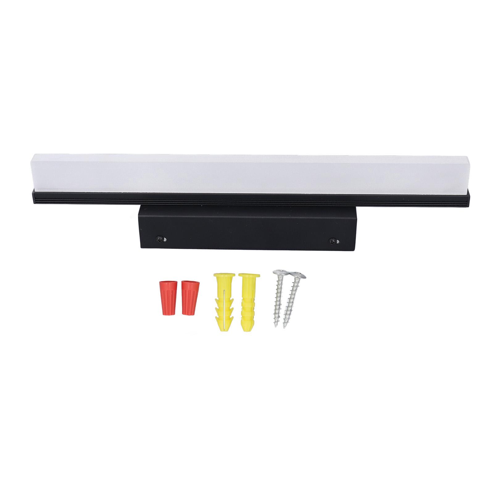 

Светодиодная лампа для ванной комнаты 3000K 4000K 6000K цветовая температура современный заполняющий световой бар для макияжа чёрный