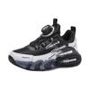 Foreign Trade Children's Sports Shoes Spring and Autumn New Mesh Leather Boys Lightweight Running Shoes Rotating Buckle Primary School Sneakers