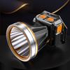 Waterproof Powerful LED Headlamp USB Rechargeable Strong Light Flashlight  Searchlight