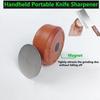 Přenosná ruční ostřička Oboustranný diamantový ostřící kámen Venkovní ostřící brusný kámen Vhodný pro všechny nože
