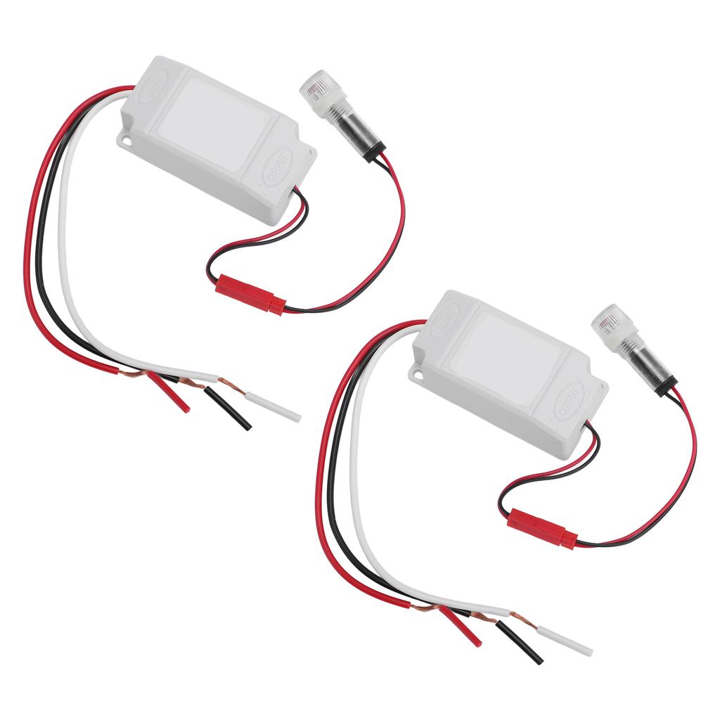 2 Pcs Photocell Light Sensitive Sensor Auto On Off Dusk to Dawn Sensor Street Light Control