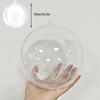 1pc Transparent Plastic Balls for DIY Crafts, 8-20cm, Clear Round Ornament for Home and Festive Decor, Christmas Items