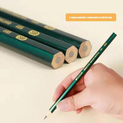 Wear Resistant 10Pcs Drawing Pencil Wood Sketching Pencil Set Durable Wood 2B HB Pencil  Student