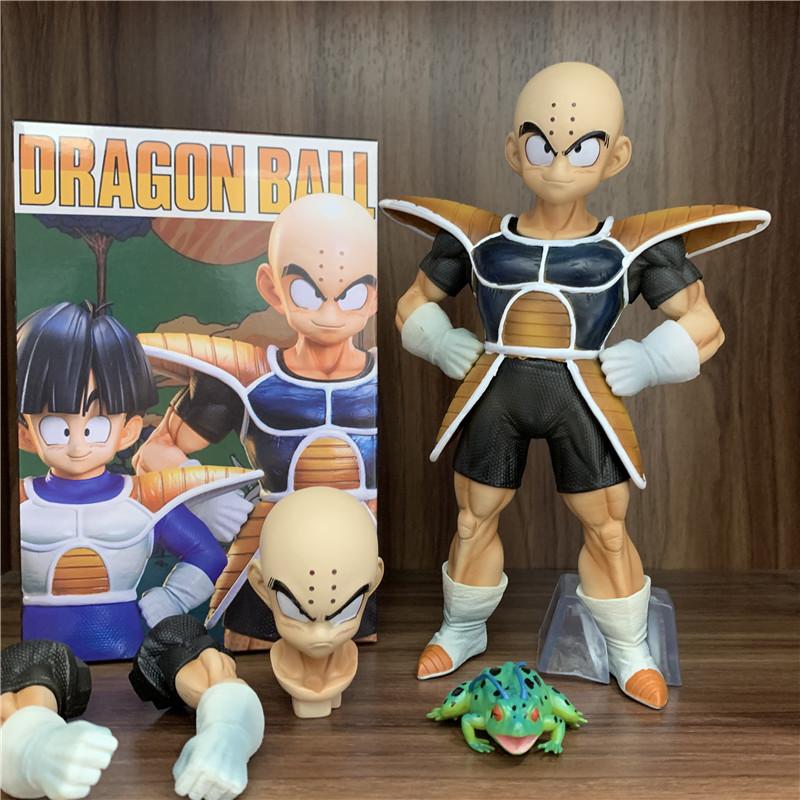 FC Dragon Ball Z Figure Krilin Gohan Namek Combat Uniform Anime DBZ Figure Ginyu Force Goku Krilin Head Change Vegeta Model