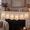 Halloween Themed Decorations Glowing Ghost Hanging Decor Spooky Light Up Ornament