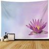 Watercolor Floral Lotus Tapestry Office Living Room Decoration Home Wall Tapestry