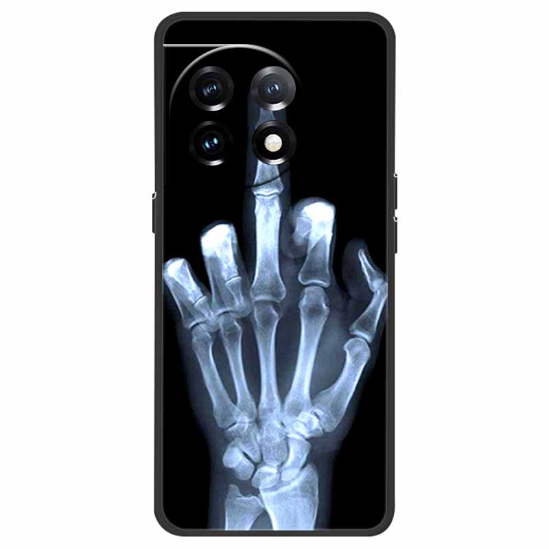 Für OnePlus 11 Hülle OnePlus11 5G Stoßfest Weiches Silikon TPU Rückseite für OnePlus 11 One Plus 11 5G Handyhüllen Niedliche Katze Wolf